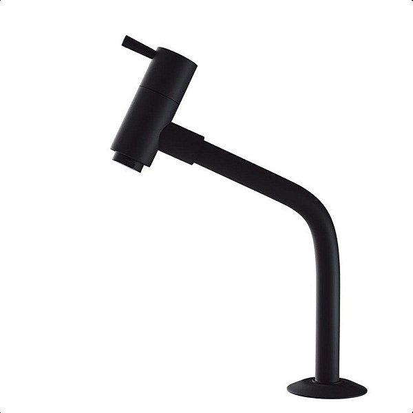 Torneira de Bancada Cozinha Preto Fosco Luxo Design Moderno