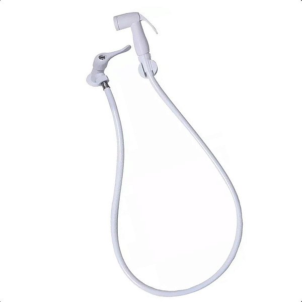 Kit Ducha Higienica Branca Para Chuveiro Suporte Chuveirinho