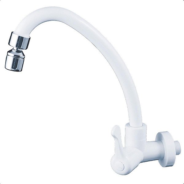 Torneira Giratoria De Parede Em Abs Para Tanque Lavatório