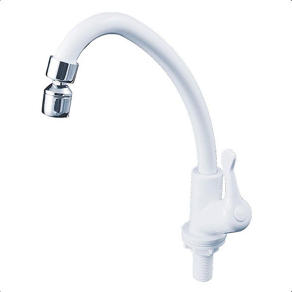 Torneira Giratoria De Parede Em Abs Para Lavatório Tanque