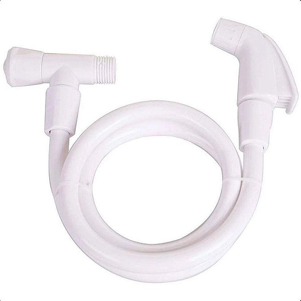 Kit Ducha Higienica 1/4 Eco Branco PP Civit Acabamento Fosco