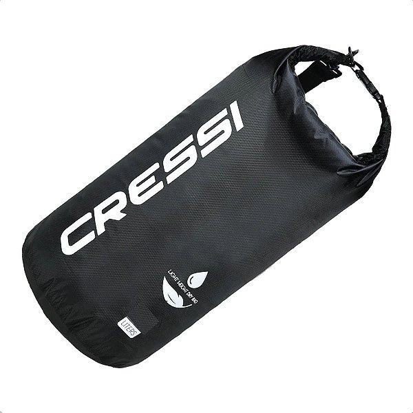 Saco Estanque Cressi Impermeável Bolsa 5L Prova D'água Preto