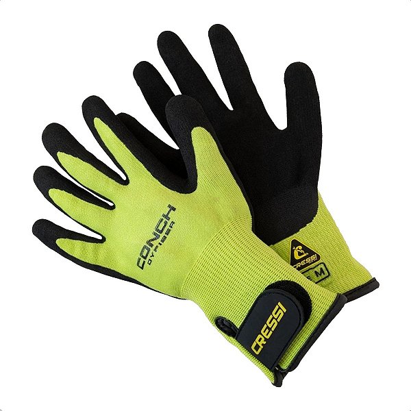 Luva Para Mergulho Cressi Conch Dyfiber Amarelo Esportes M