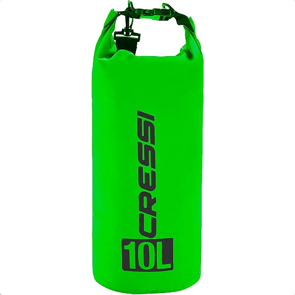 Saco Estanque Bolsa Impermeável Cressi Dry Bag Tek Verde 10L