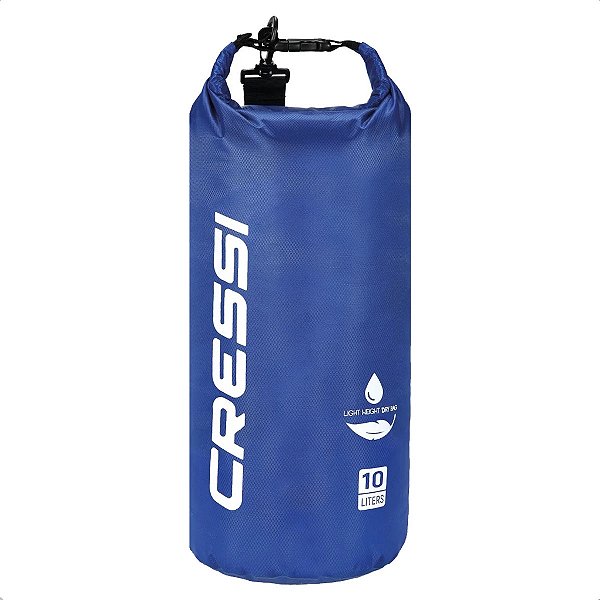 Saco Estanque Bolsa Impermeável Cressi Dry Bag Tek Azul 10L