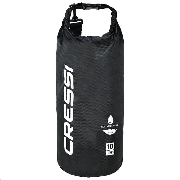 Saco Estanque Bolsa Impermeável Cressi Dry Bag Tek Preto 10L