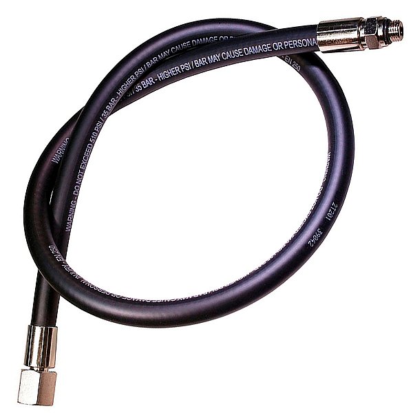 Mangueira para Regulador de Mergulho Cetus Reg LP Preto 68Cm