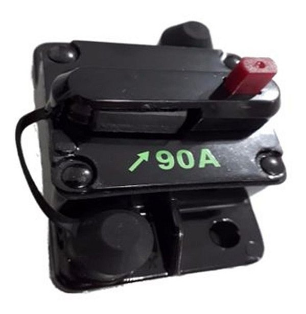 Relé Automático Disjuntor Corta Circuito 90 Amp 12-24 Volts