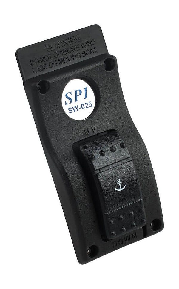 Botão Momentâneo Para Guincho Elétrico Náutico 12-24 Volts