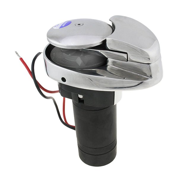 Guincho Elétrico Náutico Inox 12V 1000W Âncora Corrente 8 Mm