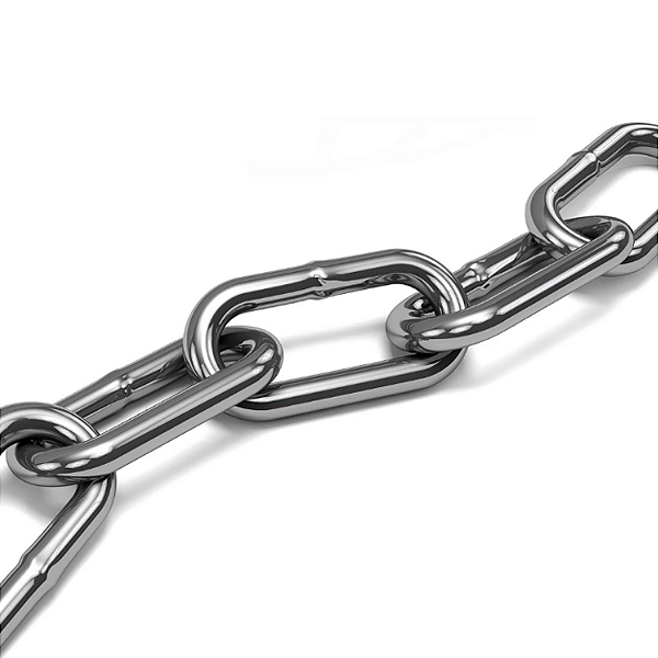 Corrente Elo Longo 6Mm Em Aço Inox Para Lanchas E Barcos