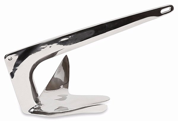 Âncora Bruce Aço Inox 3 Kg Alto Brilho Para Lancha Barco Jet