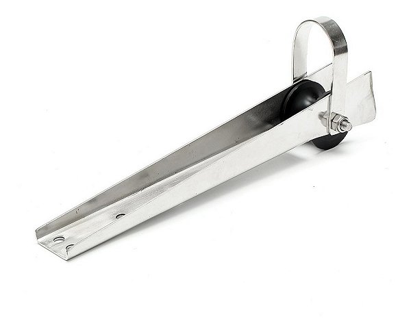 Suporte De Proa Lançador De Âncora Longo Aço Inox Reforçado