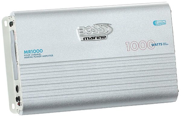 Amplificador Marinizado Boss 1000W 4 Canais Mr1000 Náutico