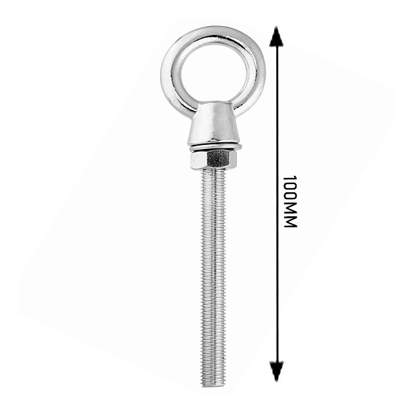 Parafuso Com Olhal Em Aço Inox 10 Cm Para Âncoragem Içamento