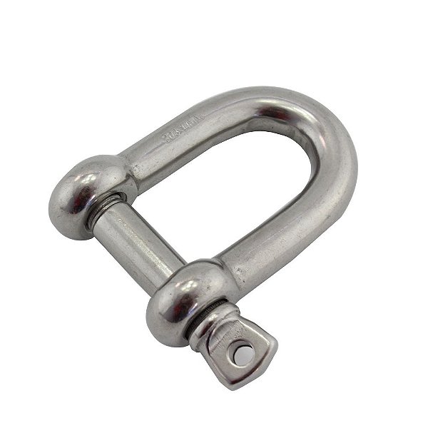 Manilha Tornel Balão Reta Em Aço Inox 16 Mm Carga Max 920Kg