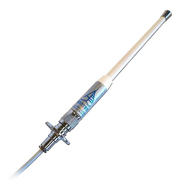 Antena Vhf Matítima Banten 3 Dbs E 25 Cm Para Rádios Vhf