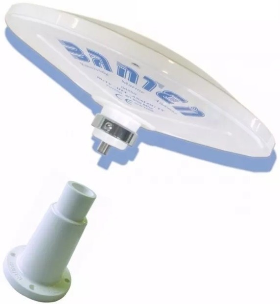 Antena Tv Digital Marinizada Full Hd 26Dbs Lancha Motorhome