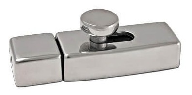 Trinco Com Trava Aço Inox 316 Para Lancha Barco Porta Tranca