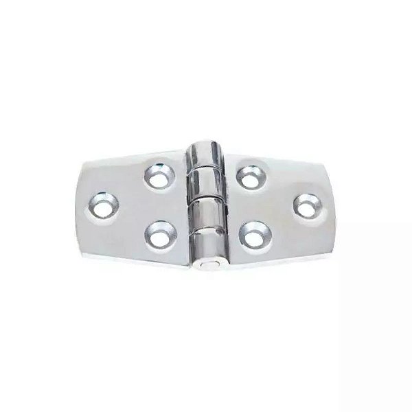 Dobradiça Em Aço Inox Reforçada Luxo Para Portas Pesadas