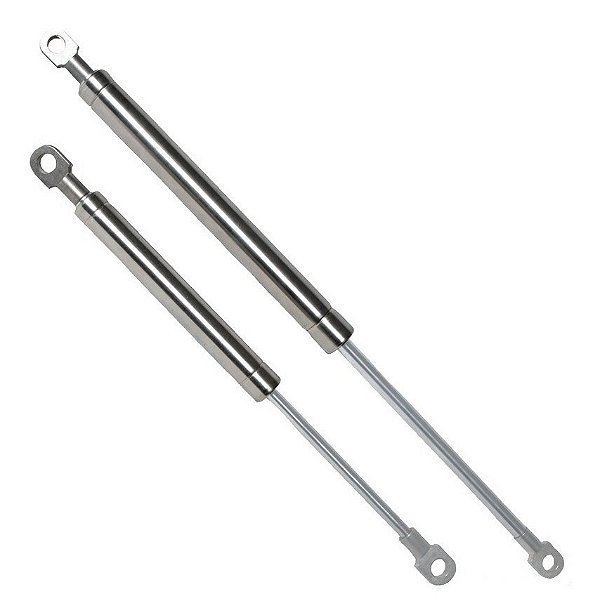 Amortecedor A Gás Aço Inox 25X17cm Pressurizado Porta Malas