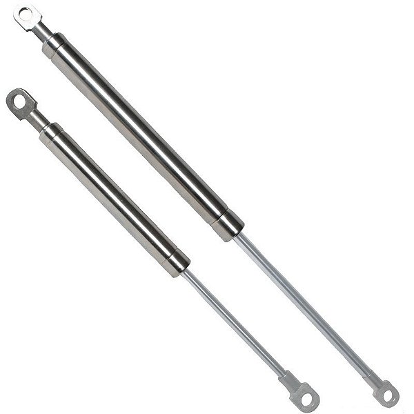 Amortecedor A Gás Aço Inox 38X23cm Pressurizado Porta Malas