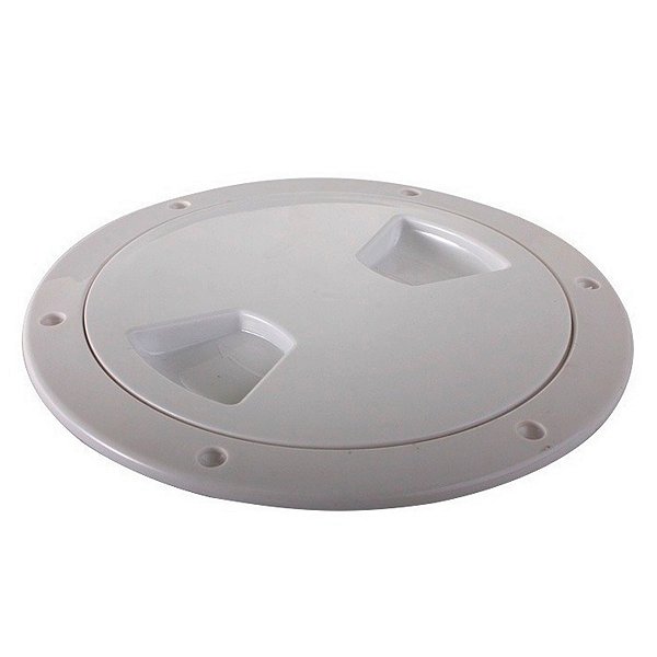 Tampa De Inspeção Náutica Em Abs 14 Cm Proteção Uv Lancha