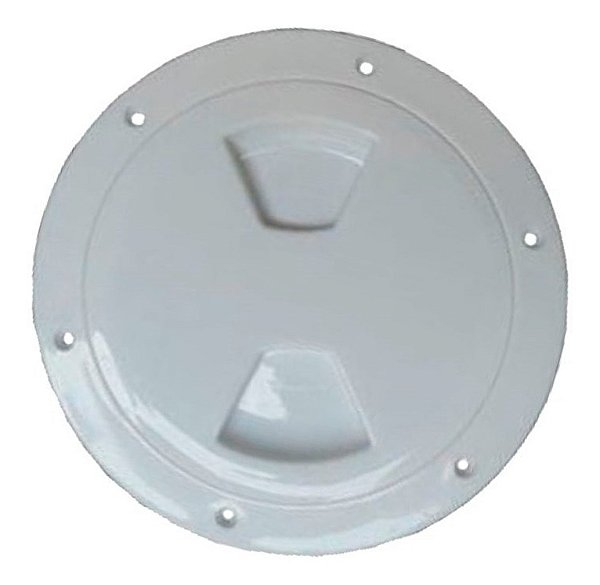 Tampa De Inspeção Náutica Em Abs 17 Cm Proteção Uv Lancha