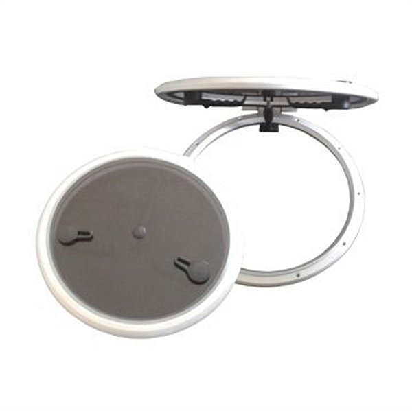 Gaiuta Vigia Escotilha Náutica Redonda 16 Pol Fumê Lancha