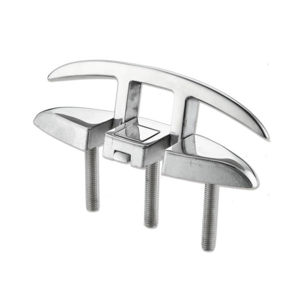 Cunho De Amarração 6Pol Náutico Em Aço Inox Luxo Para Lancha