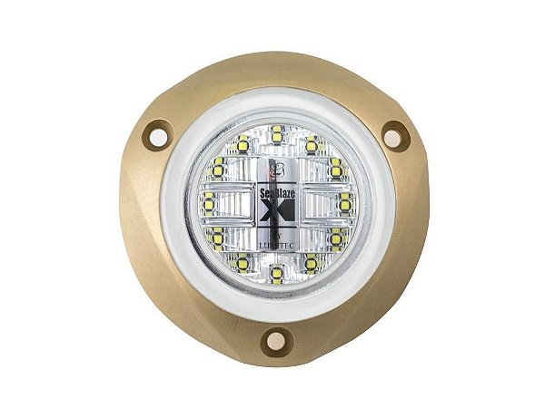Luz De Led Seablaze X Aço Inox Subaquática Azul E Branca