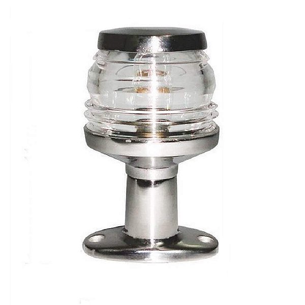 Luz De Alcançada Em Aço Inox 12V 2 Milhas Náuticas Lancha