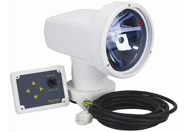 Farol De Busca 55W Lanchas Barcos Iates Náutico Marinizado