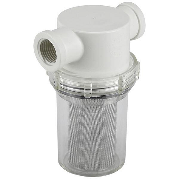 Filtro De Água Para Motor De Centro Rabeta Lancha - 1 1/4Pol