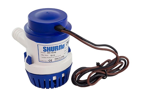 Bomba De Porão Shurflo Submersível 700 Gph 12 V Caiaque Jet