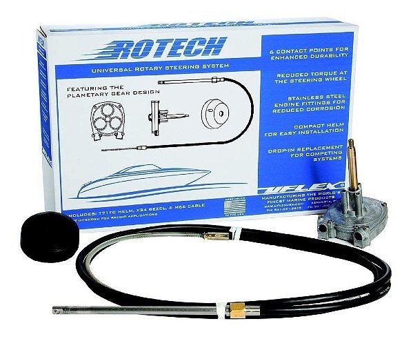 Kit Caixa De Direção Planetária 20 Pés Cabo De Direção Bezel