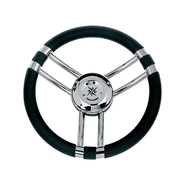 Volante Náutico Para Lanchas Phantom Cimitarra Azimut Luxo