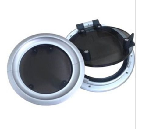 Gaiuta Vigia Escotilha Náutica Redonda 12 Pol Janela 10 Mm