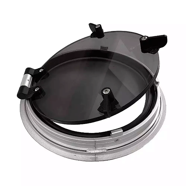 Gaiuta Vigia Escotilha Náutica Redonda 9 Pol Janela 10 Mm