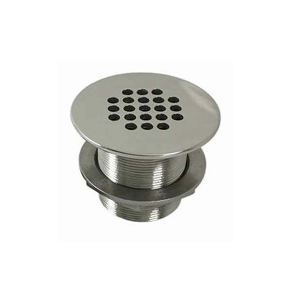 Válvula De Escoamento Ralo Dreno De Casco Em Aço Inox Lancha