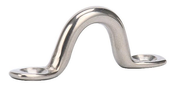 Alça De Amarração 8 Mm Passa Cabo De Aço Inox Toldo