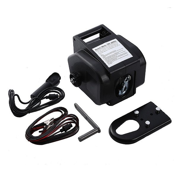 Guincho Elétrico 2000 Lbs Para Carretinha Reboque De Lancha