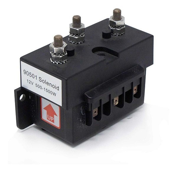 Solenóide Rele Automático De Partida 3 Pino Guincho Elétrico