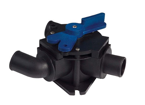 Válvula Em Y 38Mm Para Vaso Sanitário Náutico Lancha Barco