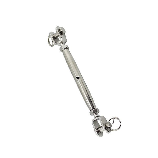 Esticador Em Aço Inox Pino Reto 12 Mm Cabo De Aço Corrente