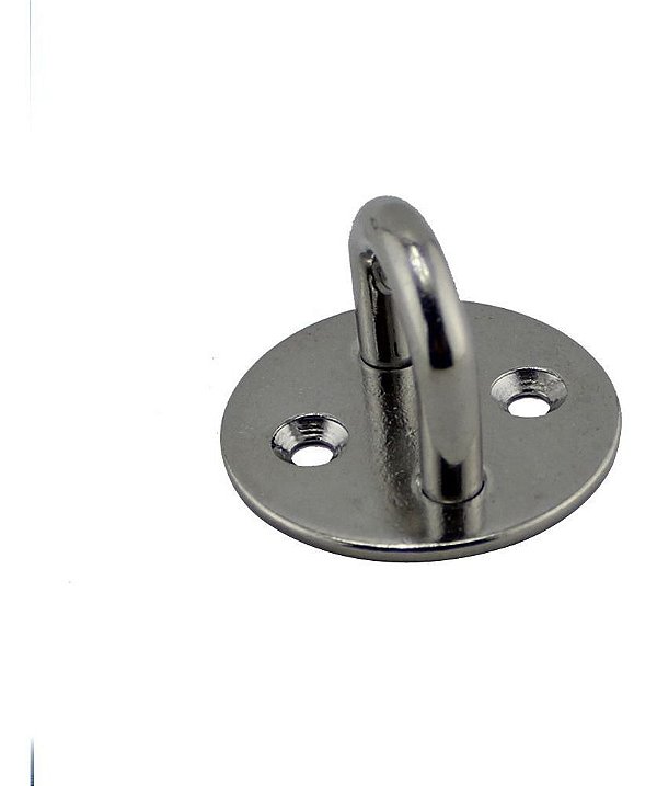 Alça Base Passa Cabo Redonda 5 Mm Em Aço Inox Convés Toldos