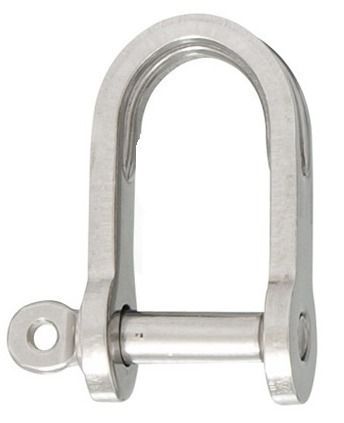 Manilha Anilha Balão Tornel Plana 6 Mm Em Aço Inox