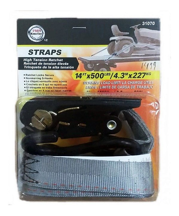 Cinta De Amarração Com Catraca Apertar Carga 680 Kg Barco