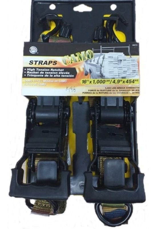 Cinta De Amarração Com Catraca Apertar Carga 4,9 Mts Lancha