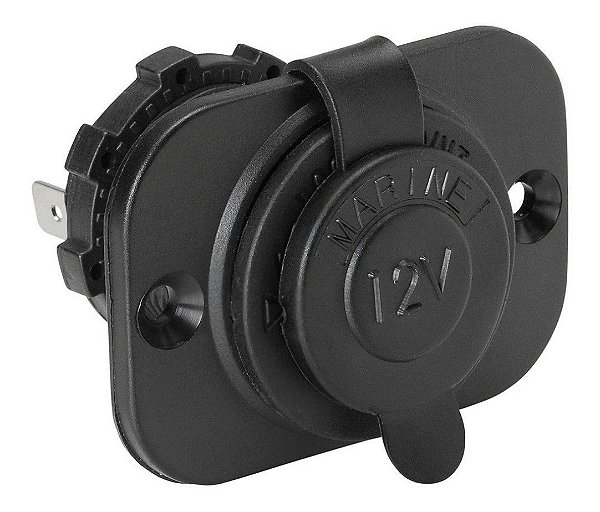 Painel Adaptador De Tomada Isqueiro Veicular Fêmea 12 - 24V
